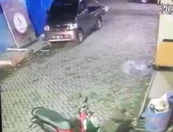 Waspada, Pencurian Ban Modil Terekam CCTV di Topaz Makassar, Begini Modus Pelaku