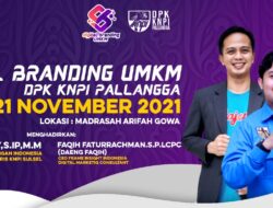 Sadar akan pentingnya Digital Marketing, KNPI Pallangga Akan adakan Digital Branding UMKM