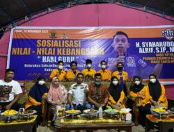 Sosialisasi Kebangsaan di Sidrap, Wakil Ketua DPRD Sulsel  Syahar Tekankan Seluruh Komponen Pendidikan Bersinergi  Menciptakan Semangat Belajar