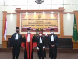 Ketua SAKSI, Ichsan Gorontalo Ikut Sumpah Advokat
