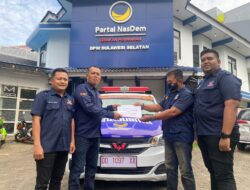 Serahkan Ambulans ke DPD NasDem Luwu Utara, Rusdi Masse: Layani Masyarakat hingga ke Pelosok