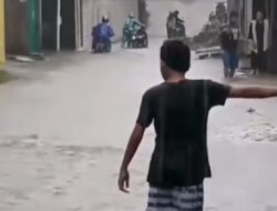 Dilanda Hujan Deras, Sebagian Wilayah di Kota Makassar Tergenangi Air