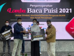 Thita Syahrul Juara Satu Lomba Baca Puisi Kementrian BUMN 2021