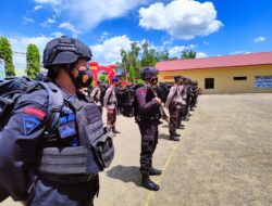 Antisipasi Situasi Kontijensi, Brimob Bone Tetap Laksanakan Apel Pengecekan