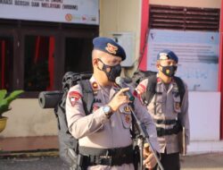 Danyon C Pelopor Pimpin Apel Kesiapsiagaan, Ini Hal-hal Yang Disampaikan