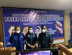 Nasdem Sulsel Kawal Korban Perdagangan Seks di Gowa