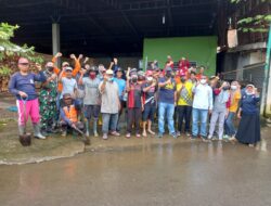 Sabtu Bersih, Kelurahan Antang dan Tamangapa Manggala Gelar Kerja Bakti dan Sosialisasi Vaksinasi