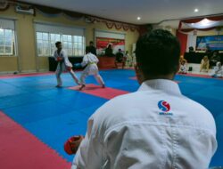 Ini Bentuk Perhatian Brimob Bone Terhadap Olahraga Karate Bone