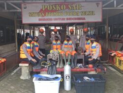 Brimob Bone Siagakan Tim SAR 24 Jam Penuh Antisipasi Cuaca Buruk