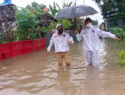 Kunjungi Korban Banjir, Camat Biringkanaya dan Lurah Sudiang Himbau untuk Tetap Waspada