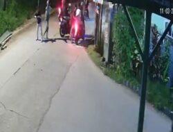 Dinihari, Terekam CCTV Rumah Warga Diserang OTK di Perbatasan Makassar – Maros