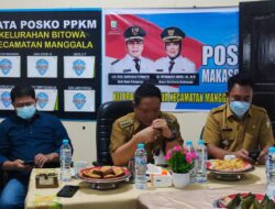 Camat Manggala Pimpin Rakor dan Evaluasi Vaksinasi 100 persen