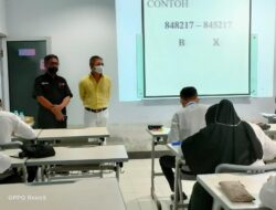 Pastikan Test Berjalan Lancar, Beni Iskandar Pantau Langsung Peserta 