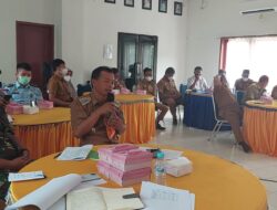 Rakor PDPB KPU Enrekang Dihadiri Camat