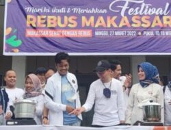 Kepala Bapenda dan Staf Antusias serta Semangat Ikuti Kegiatan Festival Rebus Makassar