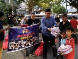 Benteng KupaTerus Berbagi,  Penghujung Ramadan Berbagi Nasi Dos  dan Beras
