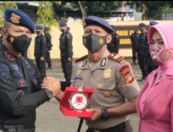 Lepas Satu Perwiranya Sebagai Kapolsek , Ini Pesan Danyon Brimob Bone