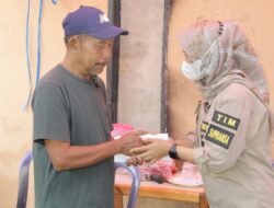 Tim Super Peduli Serahkan Bantuan Bencana, Warga : Iterima Madeceng Pak Supri