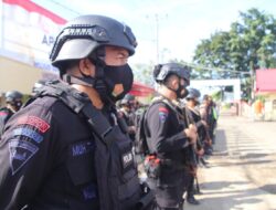1 SST Personil Brimob Bone Diturunkan Dalam Operasi Ketupat 2022