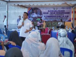 Syahar Gelar Sosialisasi Peningkatan Nilai-nilai Kebangsaan di Desa Mojong Sidrap