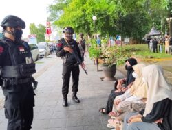 Menjelang Akhir Ramadhan, Brimob Bone Intens Melaksanakan Patroli