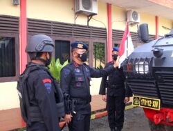 Antisipasi Unjuk Rasa, Brimob Bone Persiapkan Kendaraan Taktis