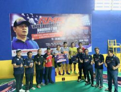 Syaharuddin Alrif Tutup Resmi Kejuaraan RMS Open Turnamen Badminton di Wajo