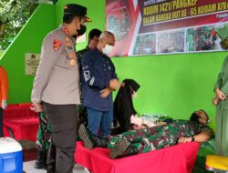 Sambut HUT ke-65 Kodam 1421 Pangkep Gelar Donor Darah