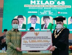 68 Tahun UMI, Gubernur Andi Sudirman Serahkan Bantuan Hibah Senilai Rp 1 Milliar