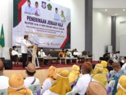 Penjabat Gubernur Gorontalo, Hamka Hendra Noer Terima Langsung Jemaah Haji