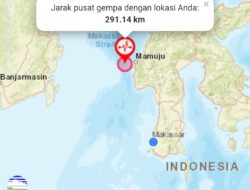 BREAKING : Gempa 5,8 Magnitudo Guncang Mamuju