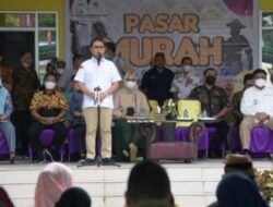 Diskumperindag Gorontalo Gelar Pasar Murah Terakhir Jelang Iduladha
