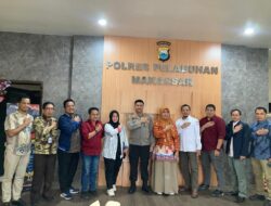 Perkuat Sinergitas, KPU Makassar Sambangi Polres Pelabuhan