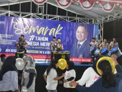 Rusdi Masse  Meriahkan HUT RI Ke 77  dengan Beragam Lomba, Warga Senang -Berterima Kasih!