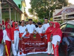 Pertama Kali Pasca Pandemi, Warga Perumahan Wesabbe Antusias Ikut Gerak Jalan Santai HUT RI ke 77