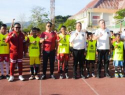 Penjagub Hamka Dampingi Menpora RI Ikuti pelaksanaan Festival Grassroots Tahun 2022 di Gorontalo