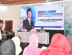 Rusdi Masse Sosialisasikan Empat Pilar Di Pesisir Pinrang
