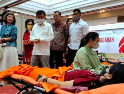 Hadiri Donor Darah Ikatan Bankir Indonesia, JK: Perbankan Tidak Hanya BIsa Kasih Bunga, Tapi Juga Darah