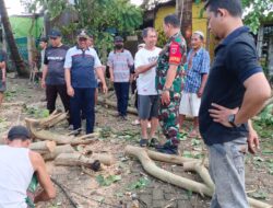 Diterpa Angin Kencang, Camat Biringkanaya Respon Cepat dan Terjun Langsung ke Lokasi