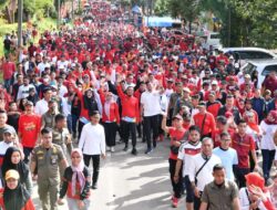 Gubernur Sulsel Andi Sudirman Sulaiman Lepas 10 Ribuan Peserta Anti Mager di Malino