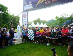 Ratusan Pelari Ikuti Trail Run Tompo Bulu,  Bupati Pangkep  Beri Anggaran Rp1M untuk Perbaikan Jalan