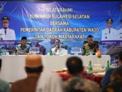 Laksanakan Kunker di Kabupaten Wajo, Andi Sudirman Dengarkan Aspirasi Kepala Desa dan Tokoh Masyarakat