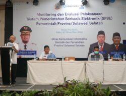 Tautoto: Hasil Nilai Kematangan SPBE Jadi Indikator Pendukung Nilai SAKIP Pemprov Sulsel