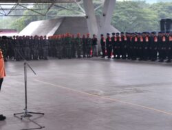 Andi Sudirman Pimpin Apel Pasukan Kesiapsiagaan Penanganan Bencana Alam Sulsel 2022