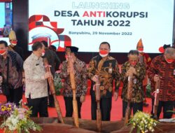 KPK Luncurkan 10 Desa Antikorupsi Tahun 2022