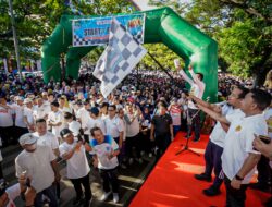 Diikuti 20 Ribu Lebih Peserta, Gubernur Sulsel Disambut Hangat Warga Bantaeng di Anti Mager