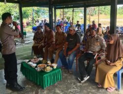 Bhabinkamtibmas Polsek Maniangpajo Polres Wajo Giat Penyuluhan Narkoba, Miras dan Judi Online