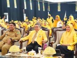 Pelantikan Golkar Maros, Taufan Pawe Sebut Airlangga Presiden Kunci Kemenangan Pemilu