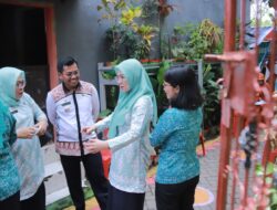 Lomba Lorong Kota Makassar, TP PKK Kecamatan Biringkanaya Sambut Kedatangan Tim Penilai