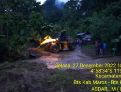 Longsor Tutup Jalan Nasional Poros Maros-Bone, PUTR Sulsel Koordinasi dengan Balai Jalan Kementerian